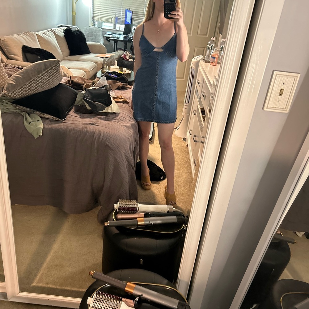 Princess Polly Blue Denim Mini Dress